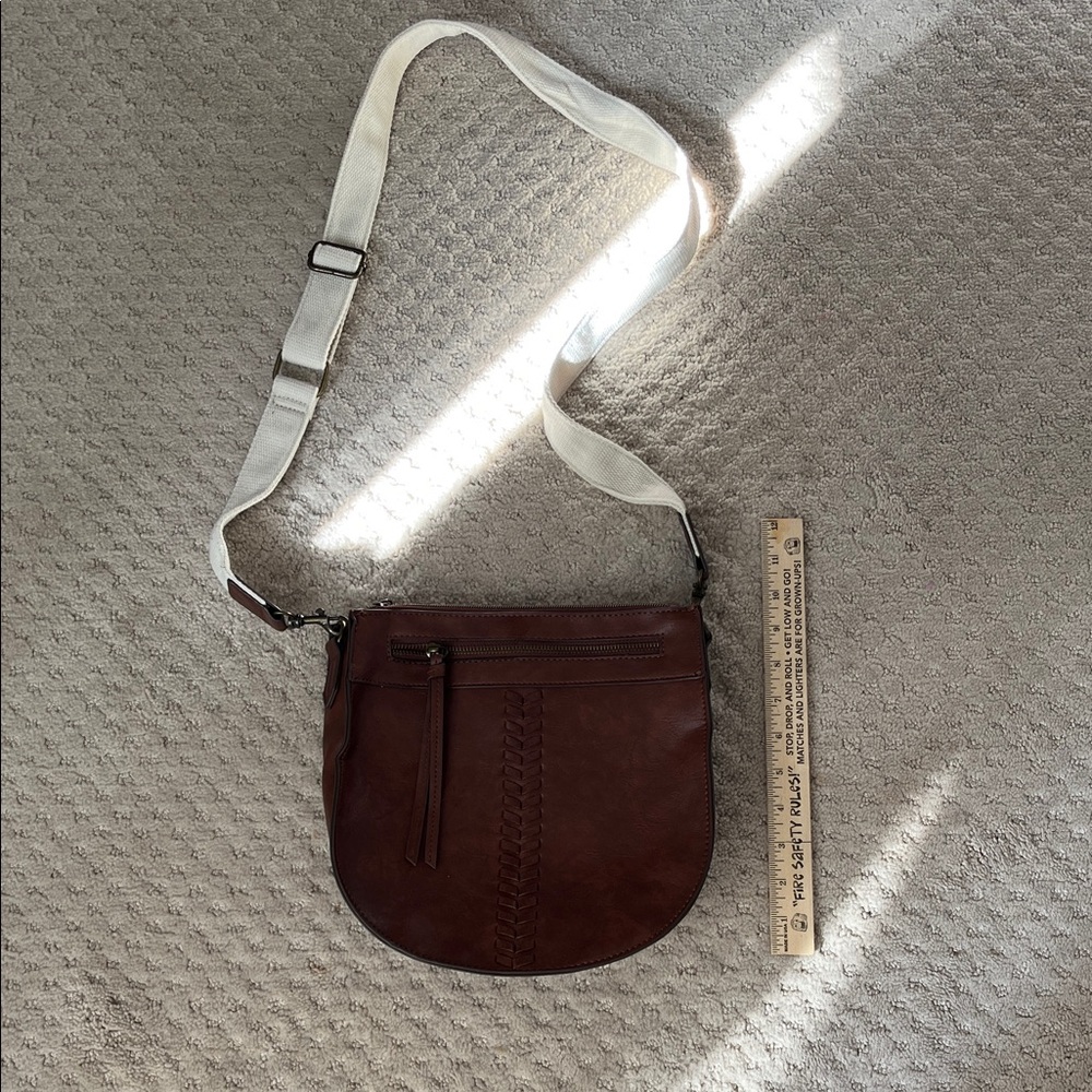 Leather Crossbody Bag in Brown - Casual Men’s Shoulder Bag